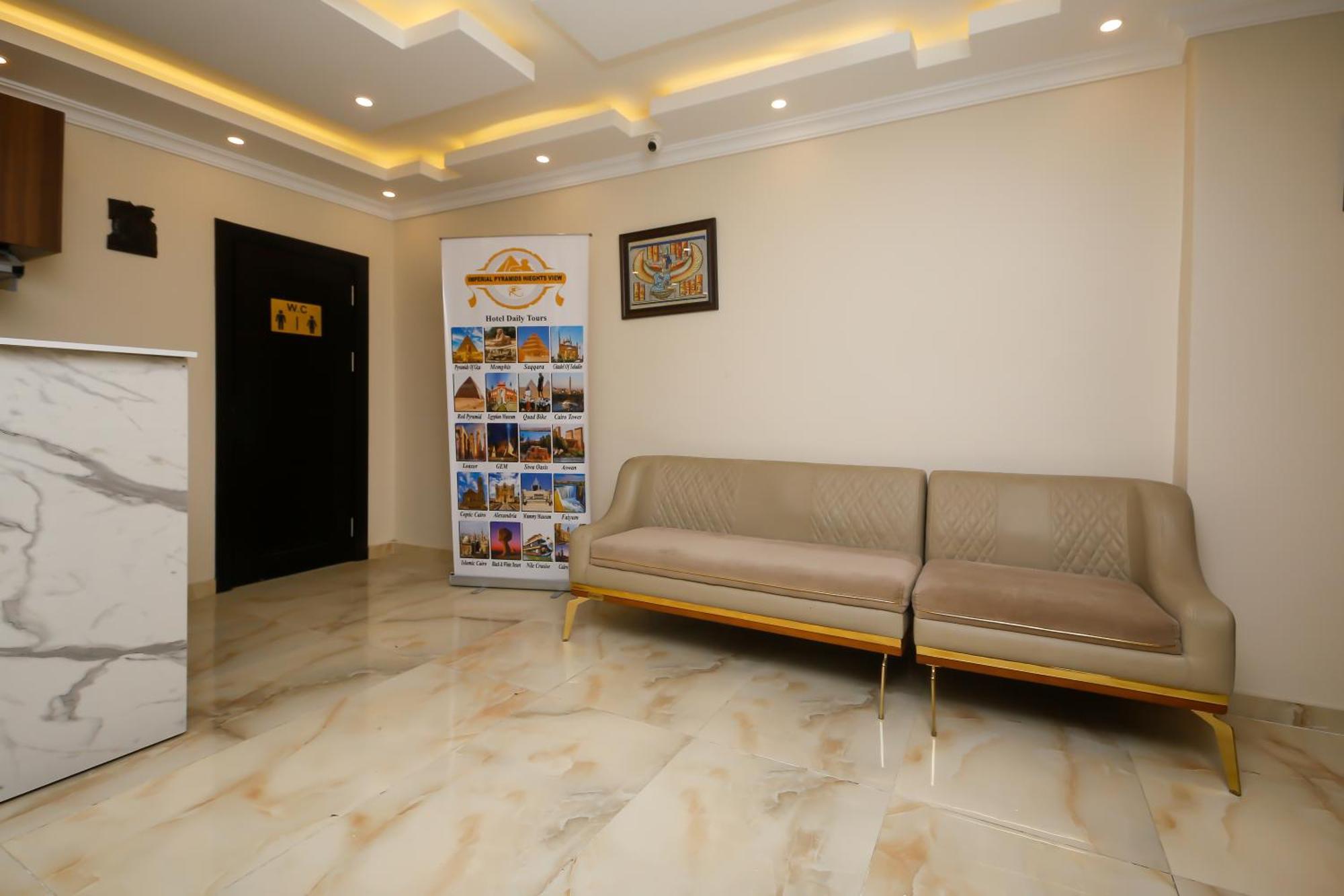 Bed and Breakfast Imperial Pyramids Heights View à Nazlet el-Sîsi Extérieur photo