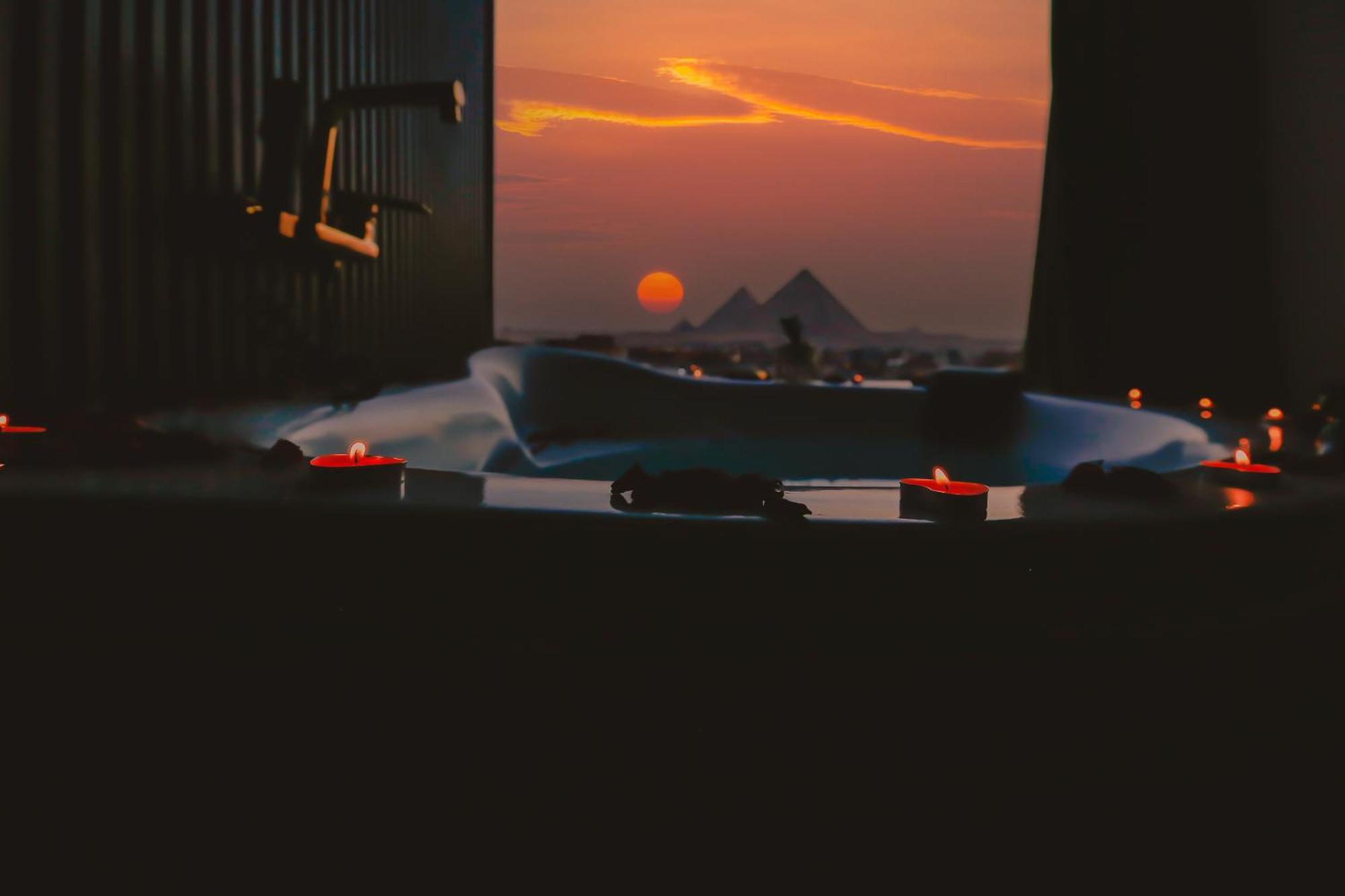 Bed and Breakfast Imperial Pyramids Heights View à Nazlet el-Sîsi Extérieur photo